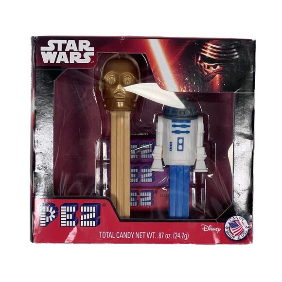 PEZ Star Wars R2D2 C3PO Limited Edition Collectors Rare Candy Dispenser - Picture 2 of 4